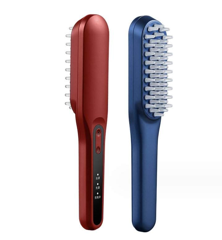 Апарат для масажу голови та відновлення волосся вібромасаж + LED терапія - Зображення 3