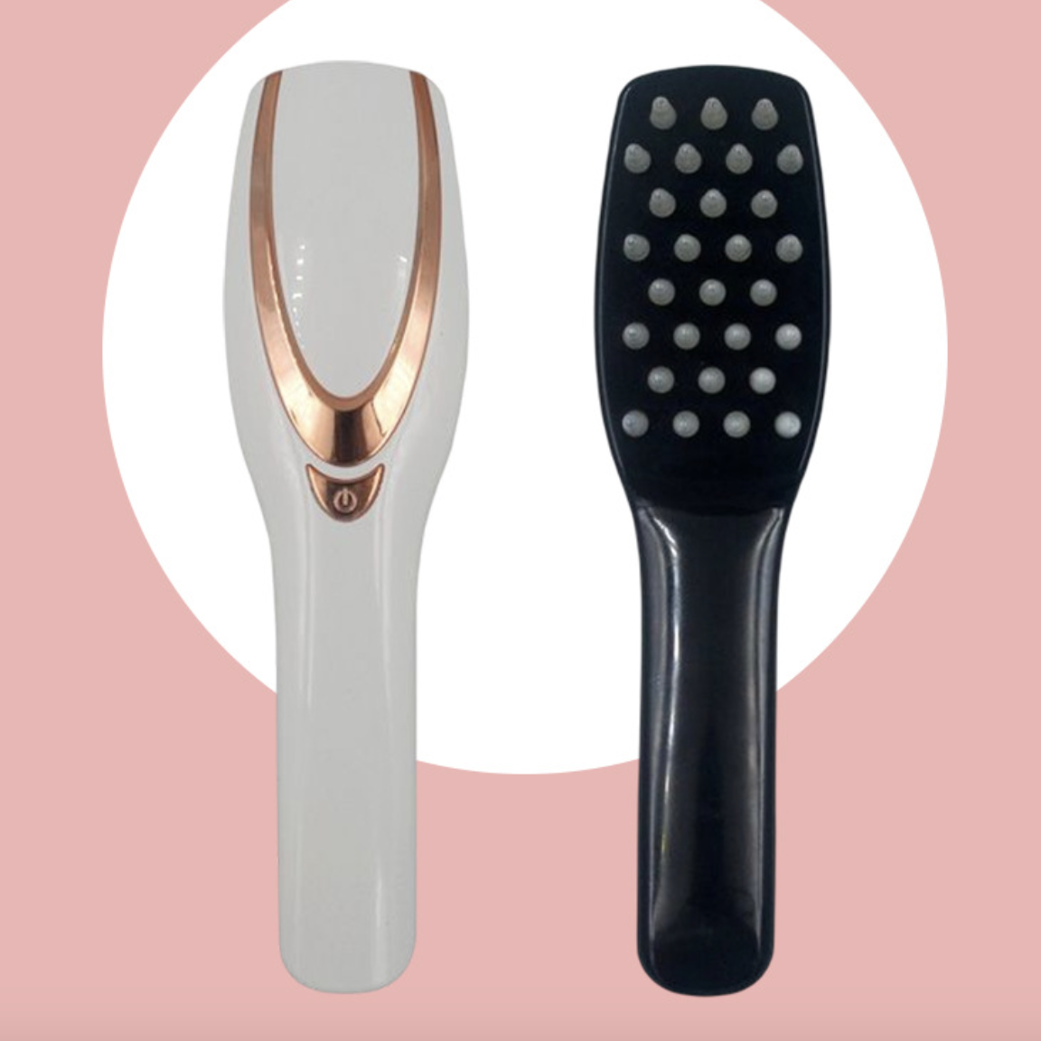 Апарат для масажу голови та відновлення волосся вібромасаж + LED терапія - Зображення 4