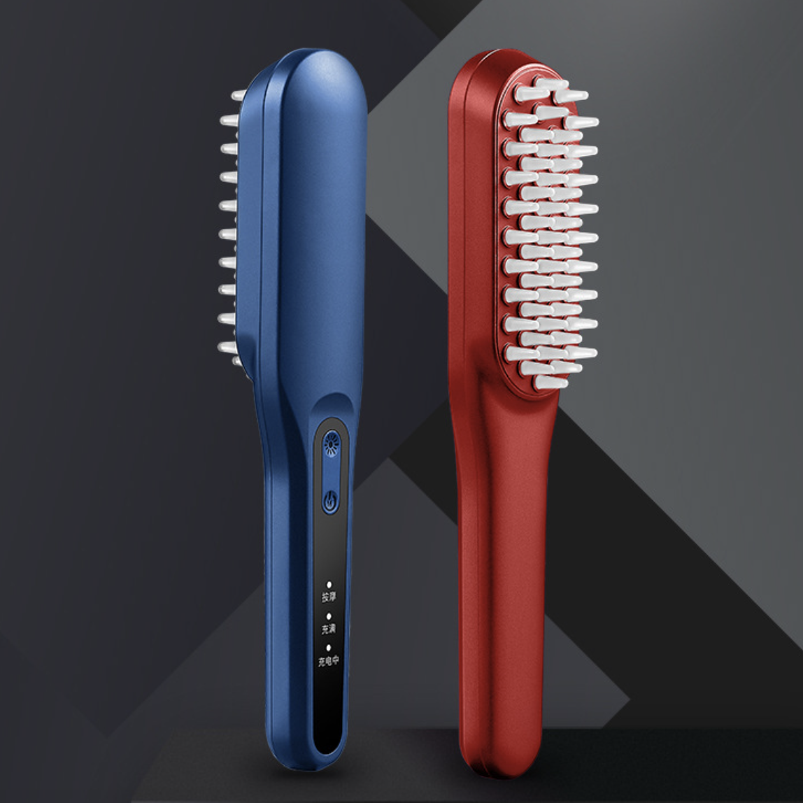 Апарат для масажу голови та відновлення волосся вібромасаж + LED терапія - Зображення 5