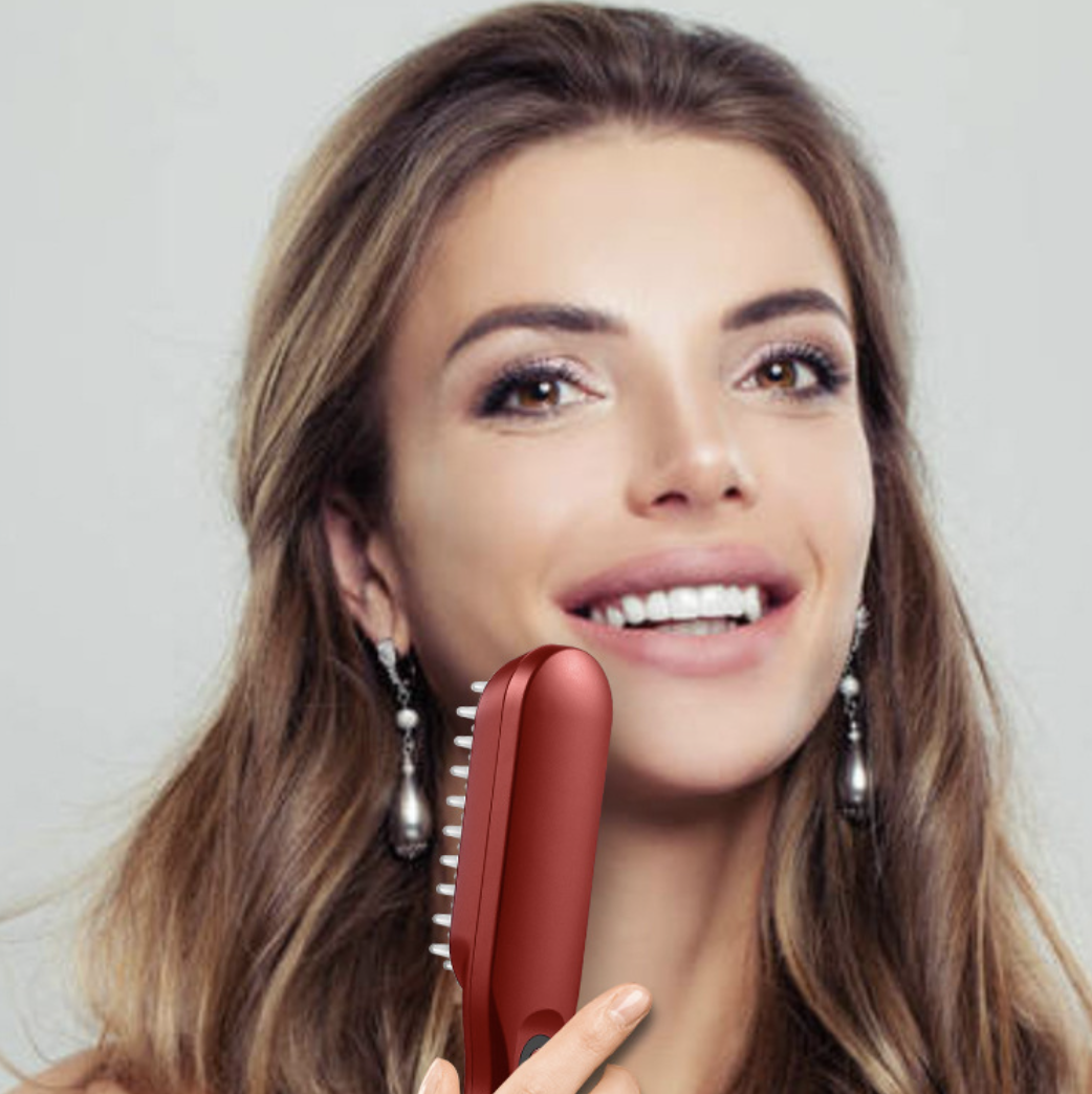 Апарат для масажу голови та відновлення волосся вібромасаж + LED терапія - Зображення 8