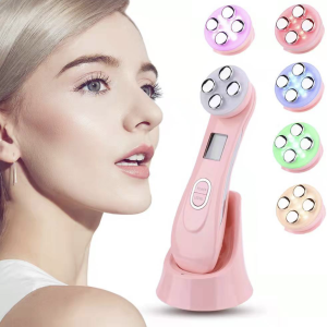 Апарат для обличчя BEAUTY 5 в 1: мікроструми EMS, мезопорація, RF, LED