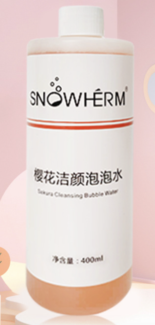 Розчин пінний SNOWHERM САКУРА для косметологічного апарату, що очищає, 400 мл - Зображення 3