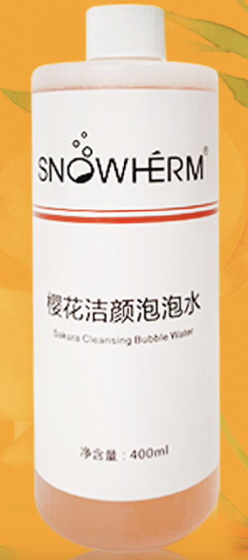 Розчин пінний SNOWHERM САКУРА для косметологічного апарату, що очищає, 400 мл - Зображення 4