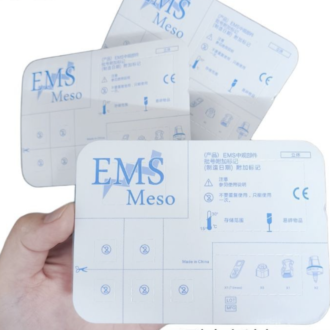 Картридж до безигольного мезоінжектора EMS водяного світла - Зображення 4